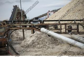 Photo Textures of  Gravel Mining Machine